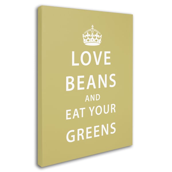 Megan Romo 'Love Beans' Canvas Art,26x32